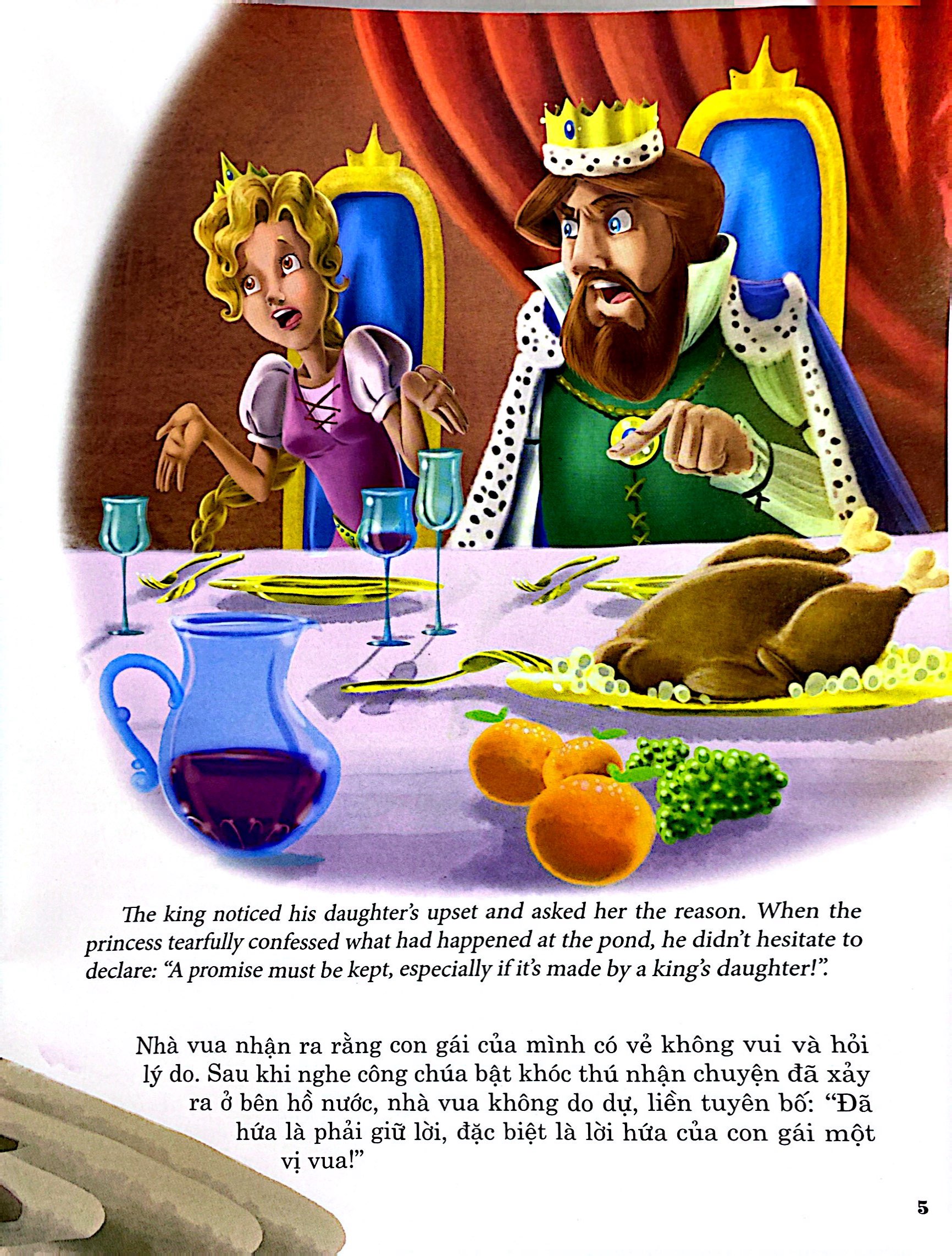 truyện song ngữ anh - việt: hoàng tử ếch