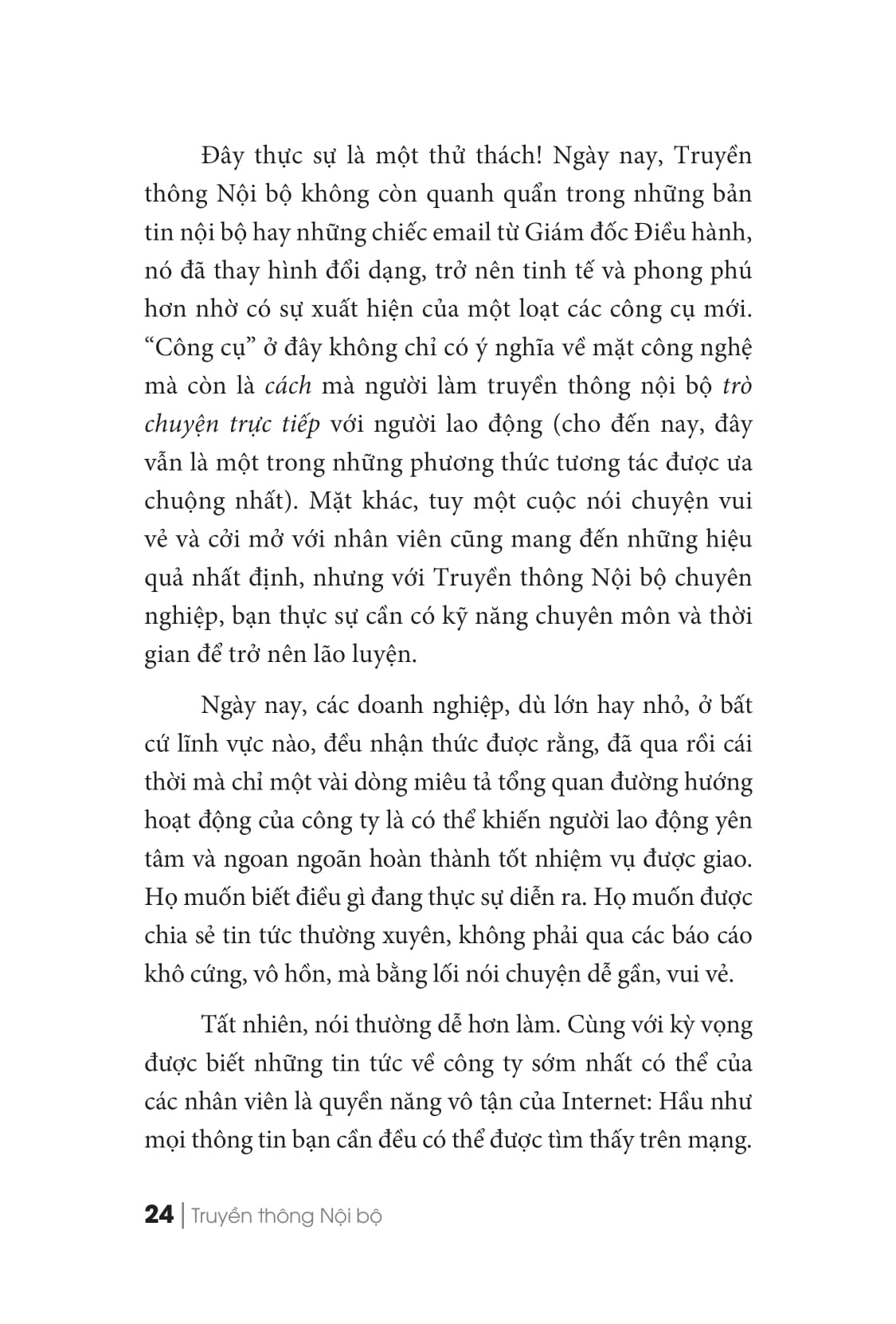 truyền thông nội bộ: linh hồn của doanh nghiệp