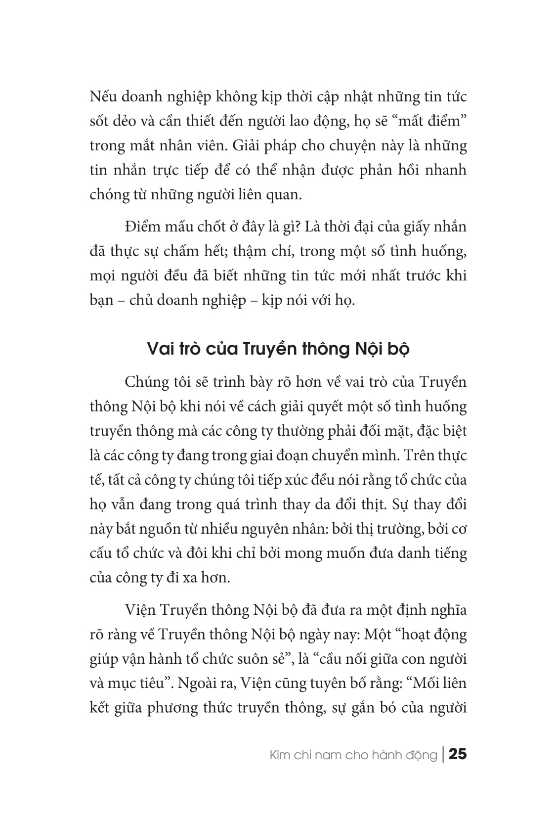 truyền thông nội bộ: linh hồn của doanh nghiệp