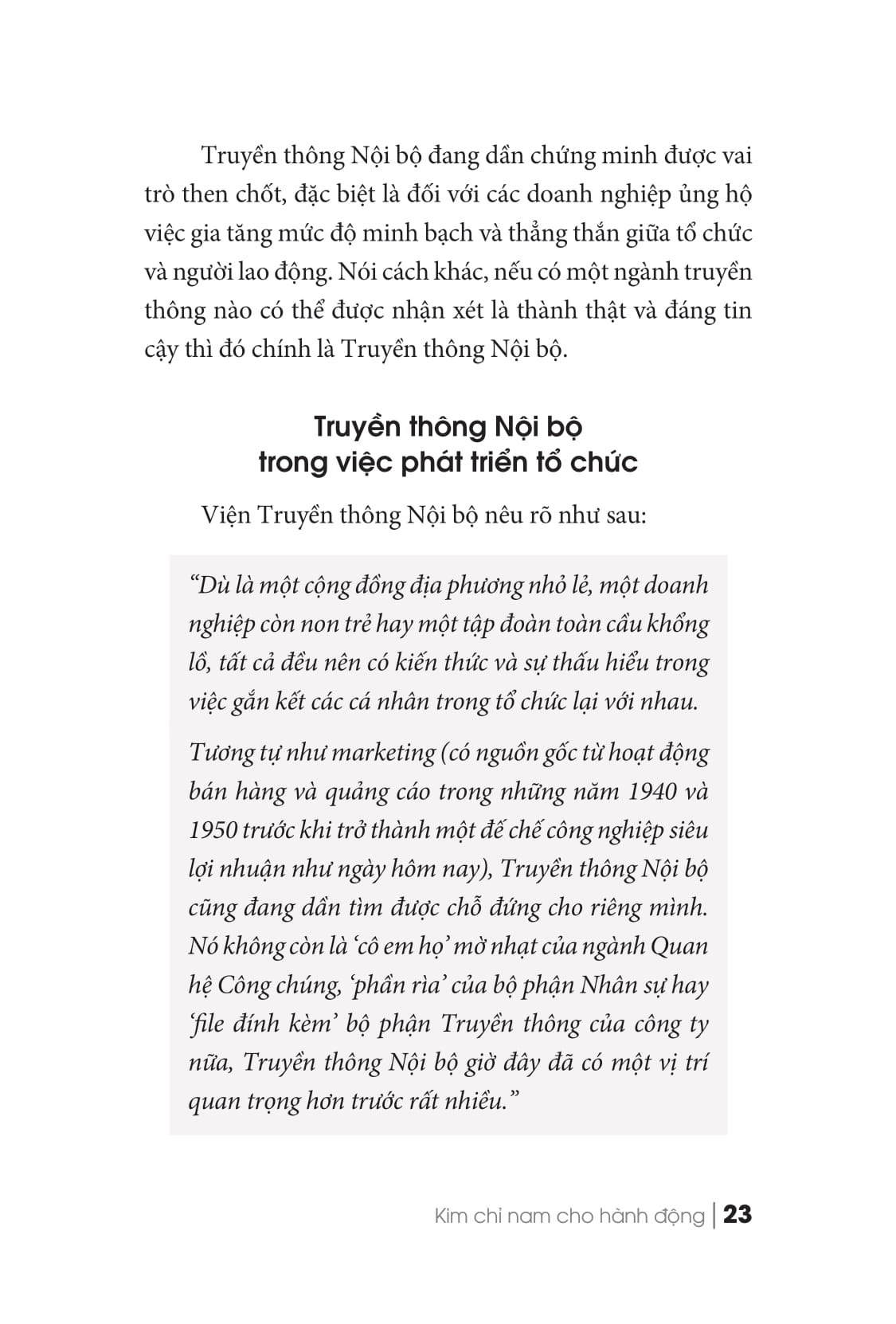 truyền thông nội bộ: linh hồn của doanh nghiệp