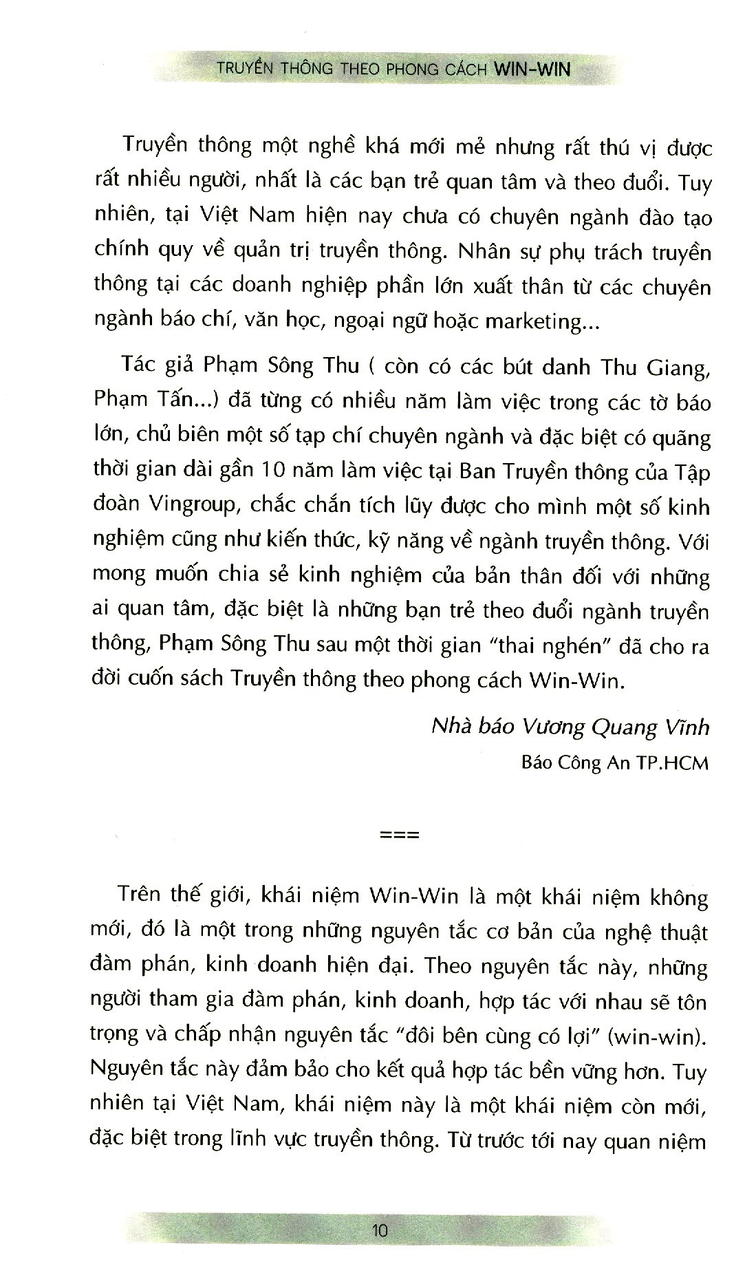 truyền thông theo phong cách win-win (tái bản)