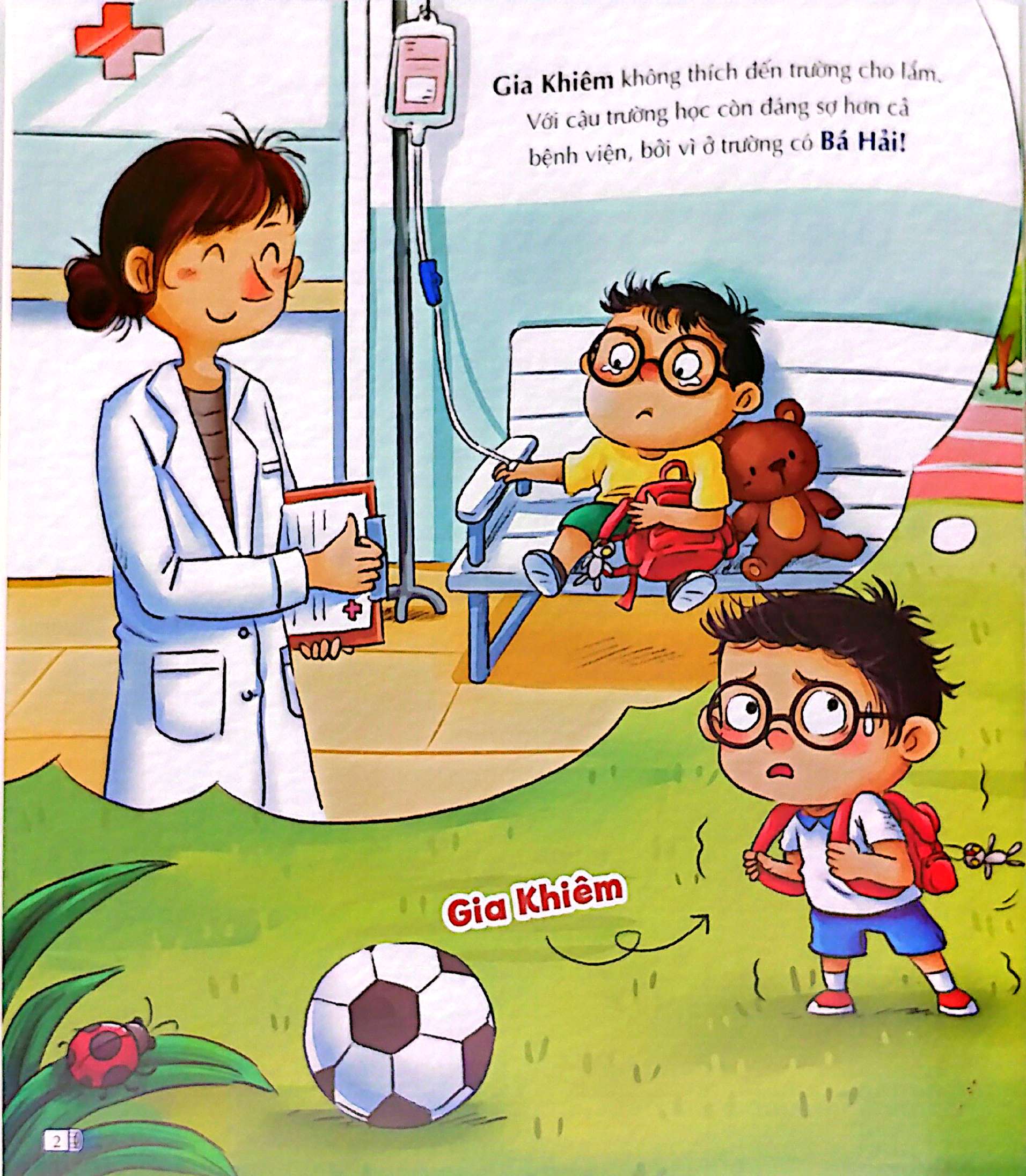 Truyen Tranh Boi Duong Tam Ly Lanh Manh Cho Tre - Be Bi Bat Nat, Phai Lam Sao Day?