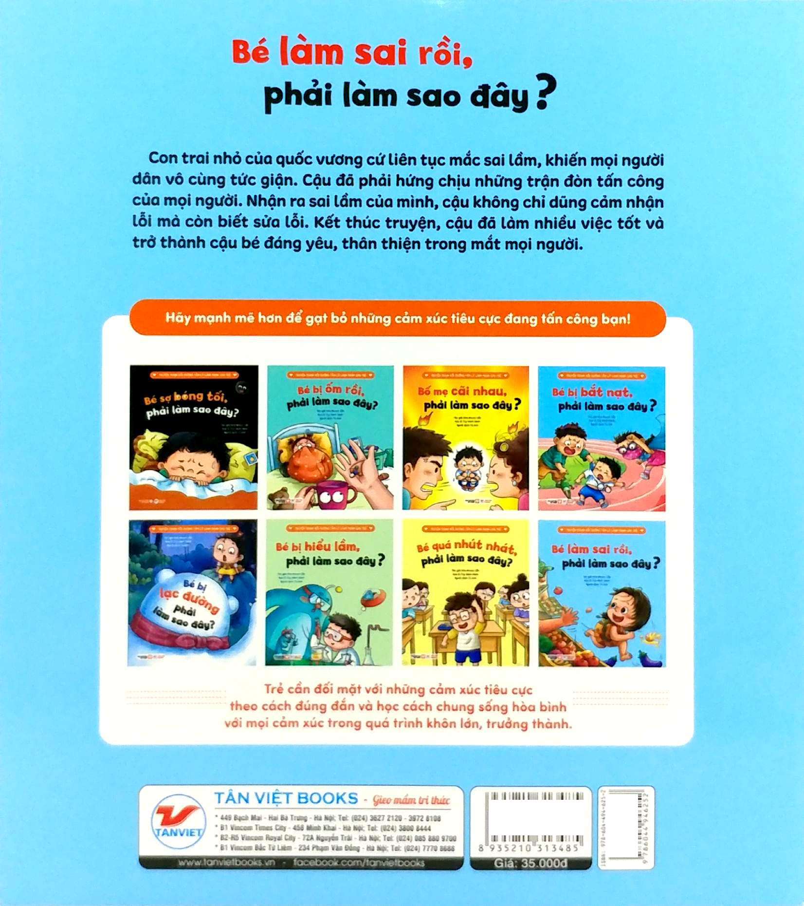 Truyen Tranh Boi Duong Tam Ly Lanh Manh Cho Tre - Be Lam Sai Roi, Phai Lam Sao Day?