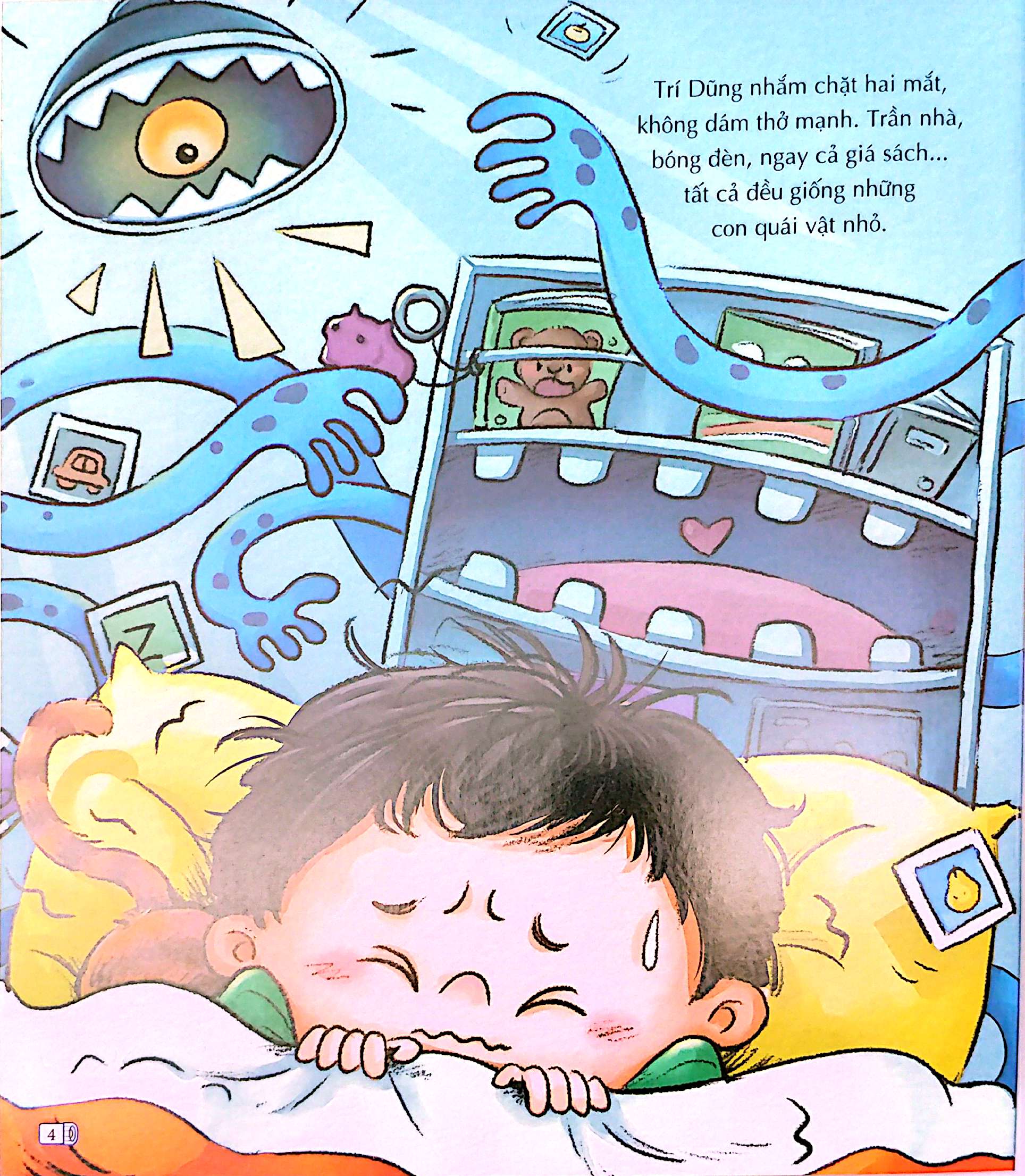 Truyen Tranh Boi Duong Tam Ly Lanh Manh Cho Tre - Be So Bong Toi, Phai Lam Sao Day?