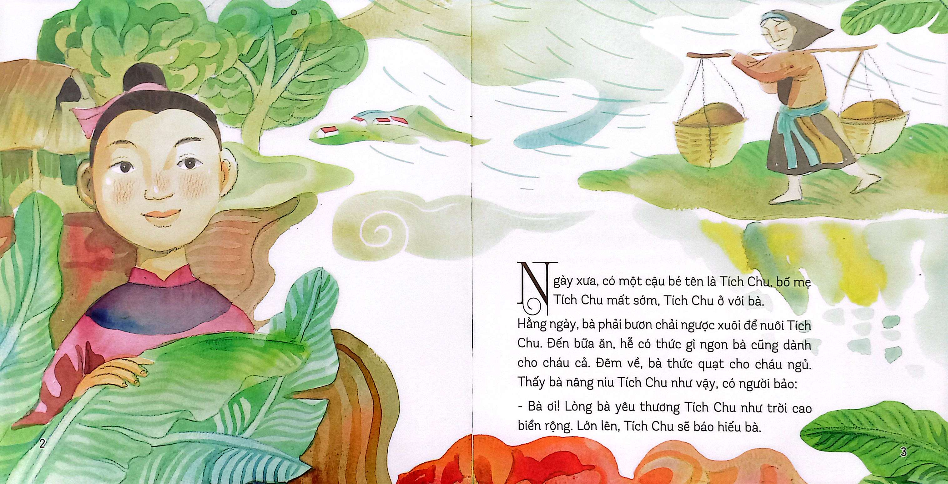 truyện tranh cổ tích việt nam - cậu bé tích chu