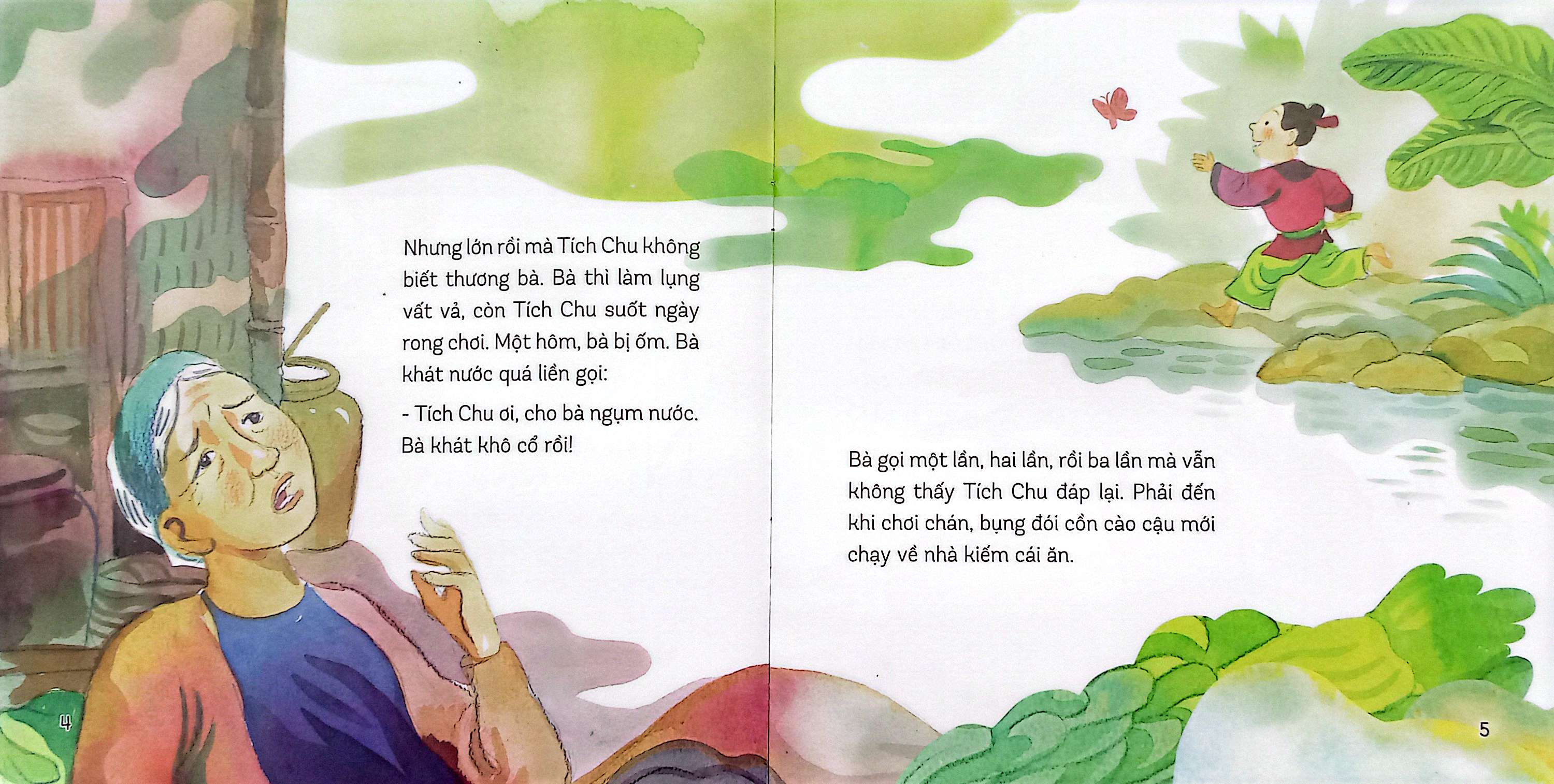 truyện tranh cổ tích việt nam - cậu bé tích chu