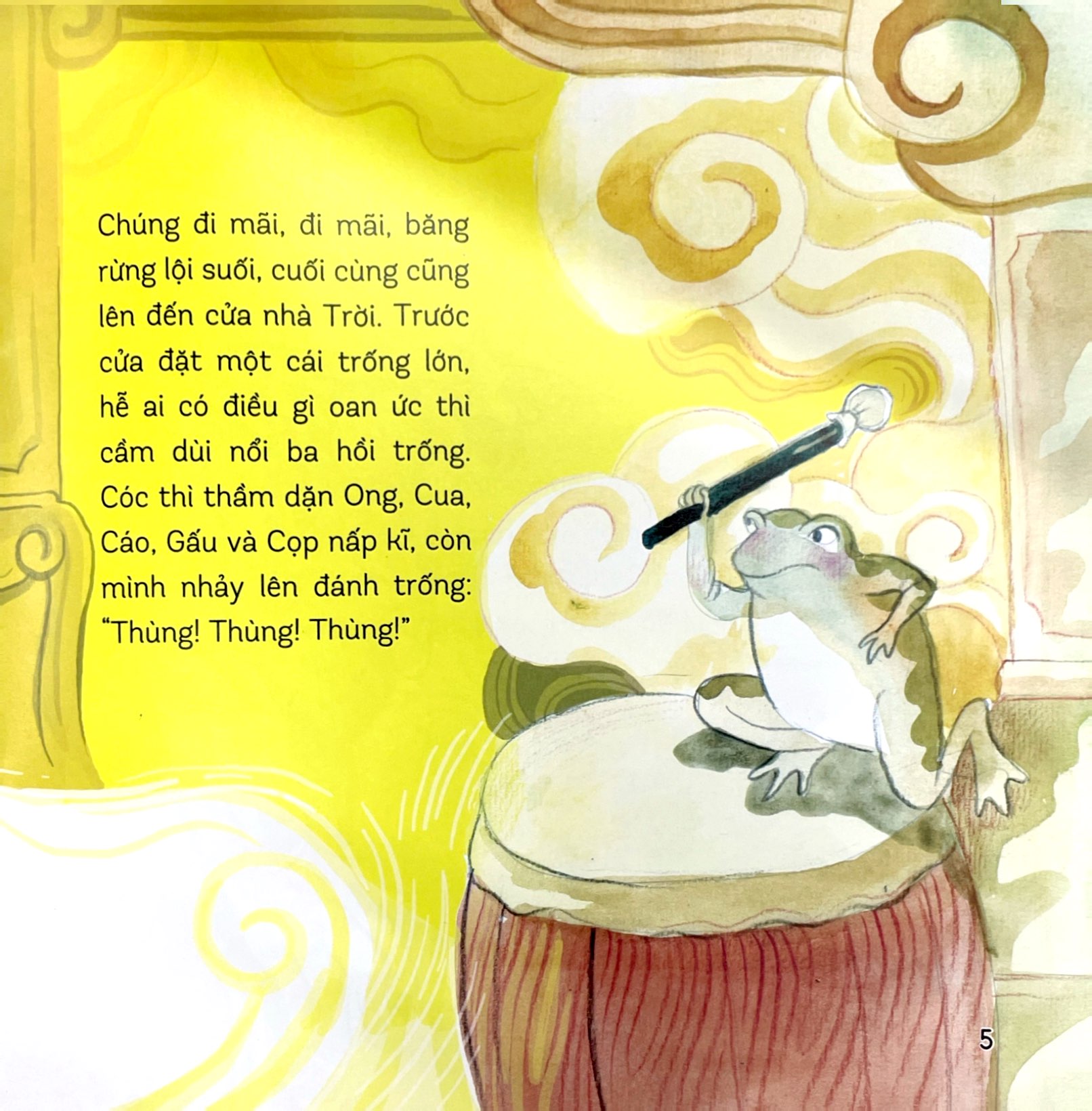 truyện tranh cổ tích việt nam - cóc kiện trời