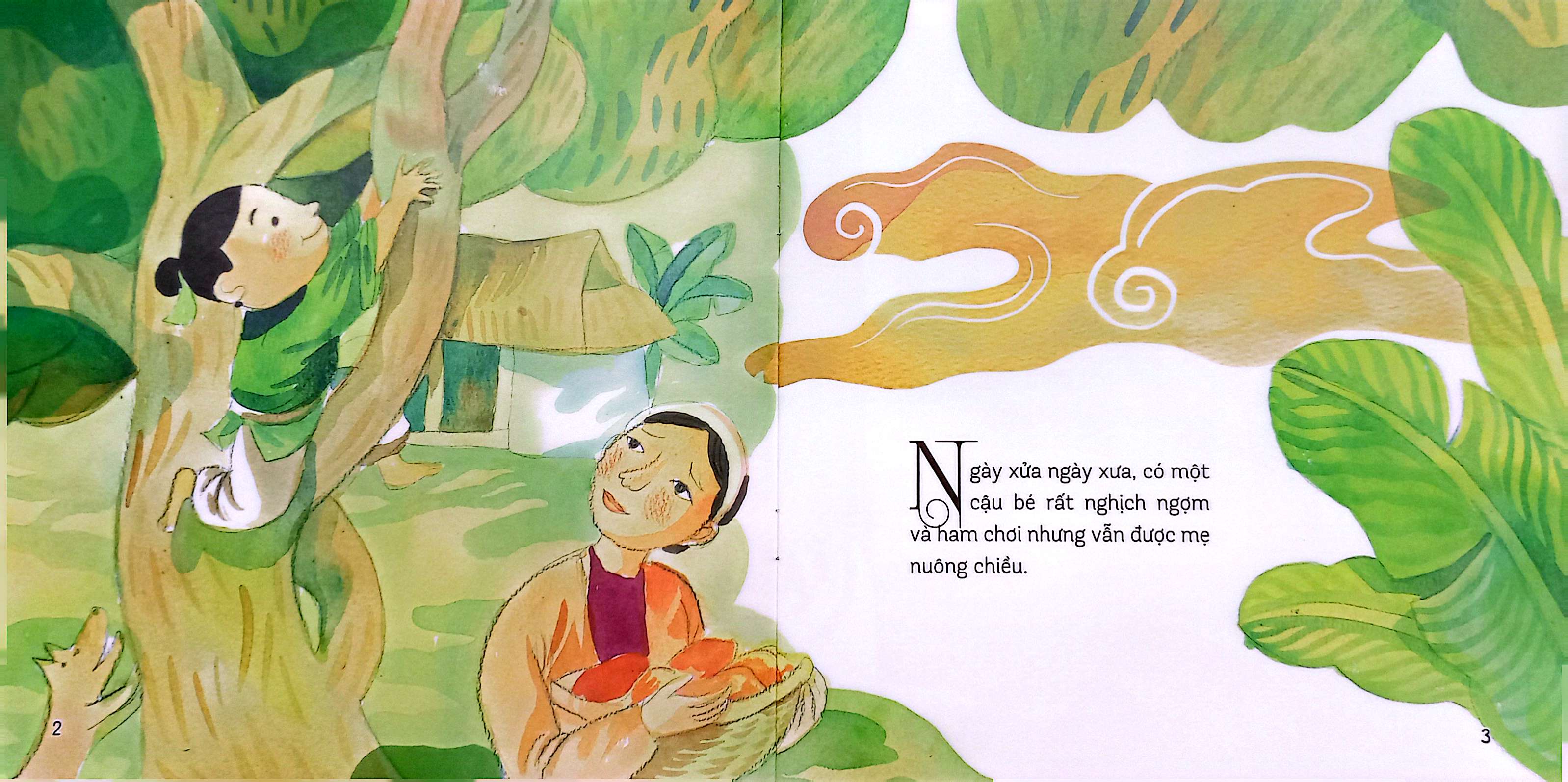 truyện tranh cổ tích việt nam - sự tích quả vú sữa