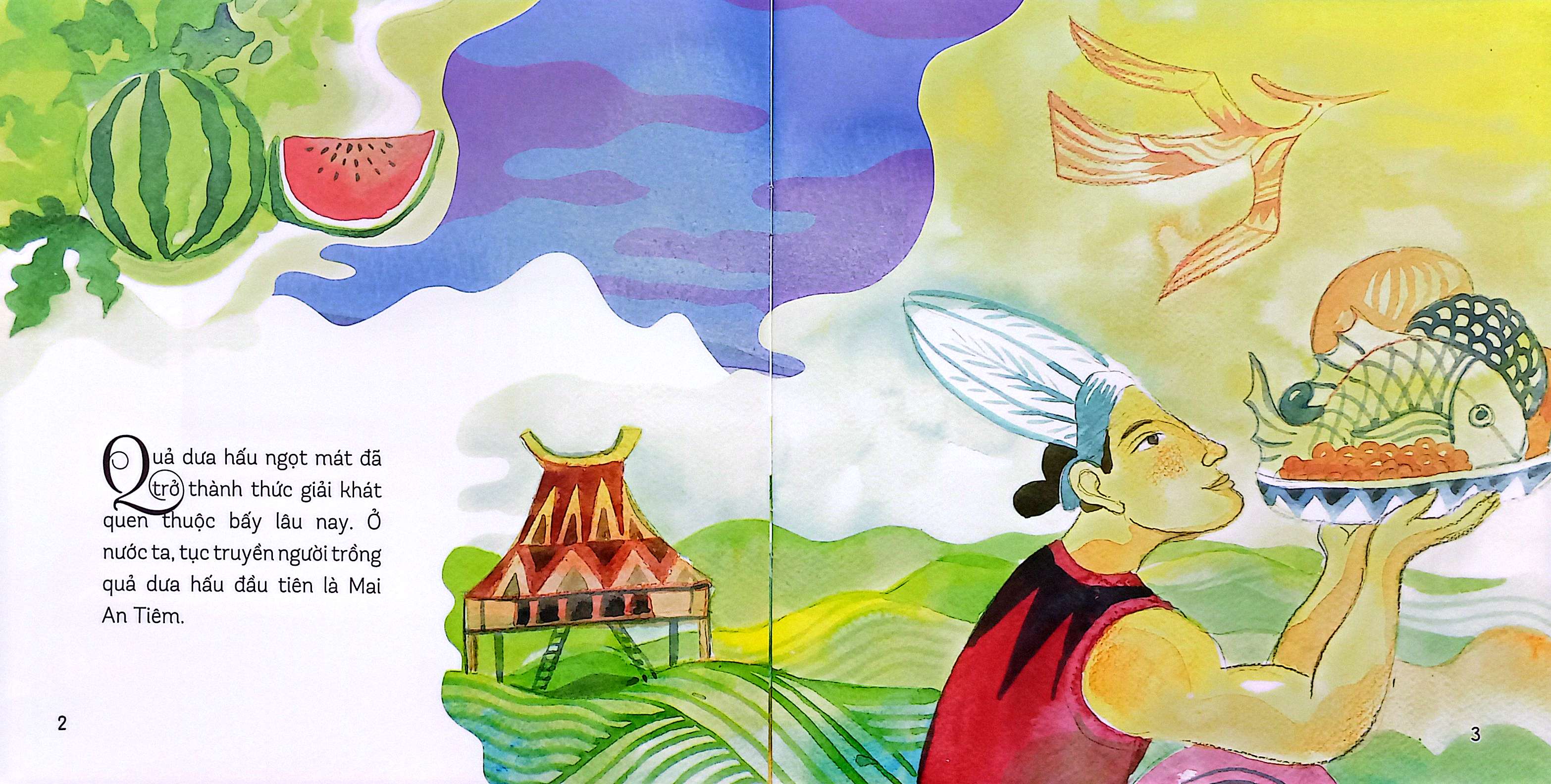 truyện tranh cổ tích việt nam - truyện mai an tiêm