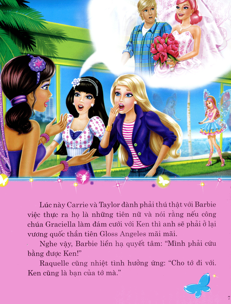 truyện tranh công chúa barbie - bí mật thần tiên