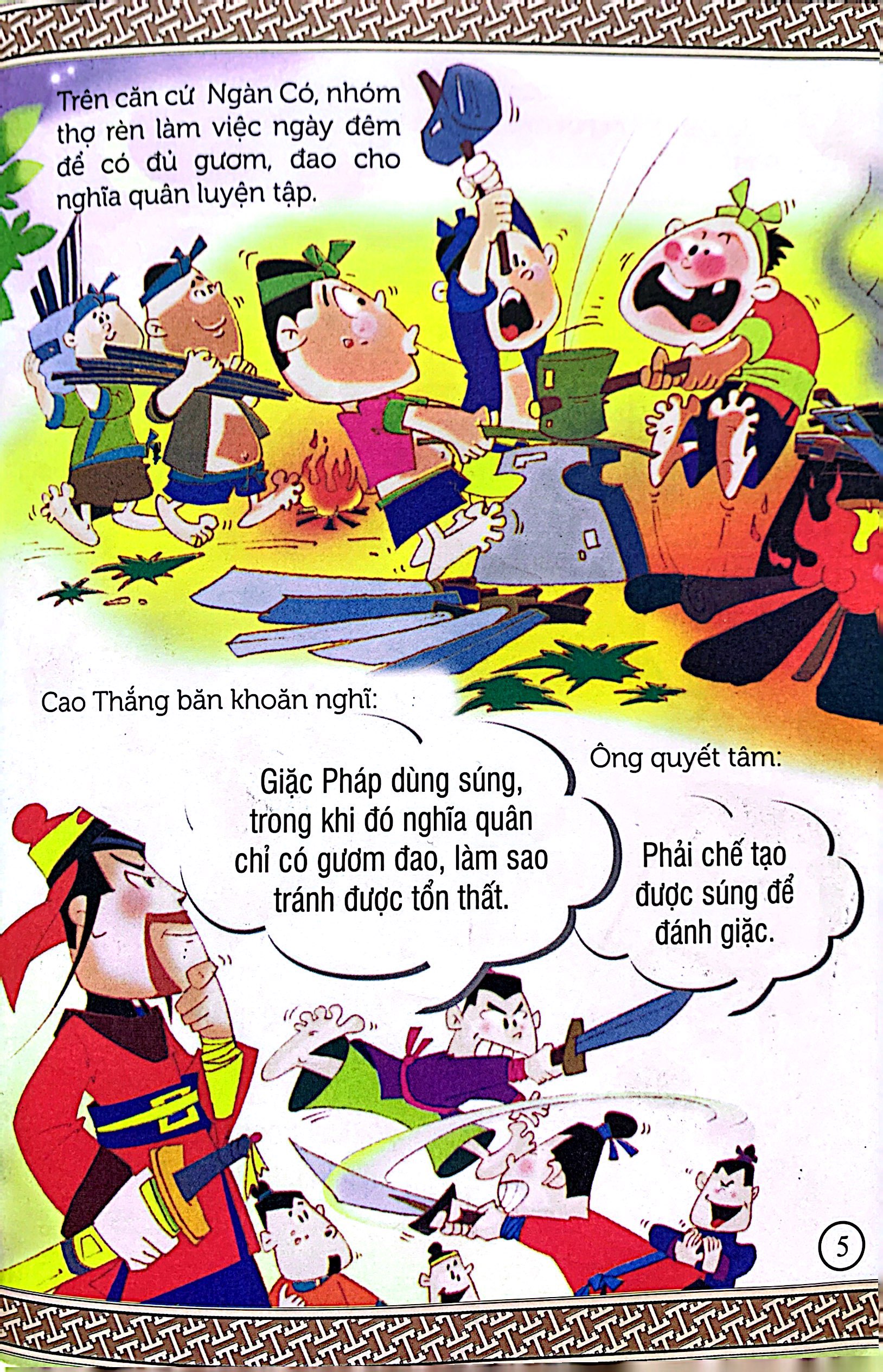 truyện tranh danh nhân lịch sử việt nam - cao thắng anh hùng chế sung