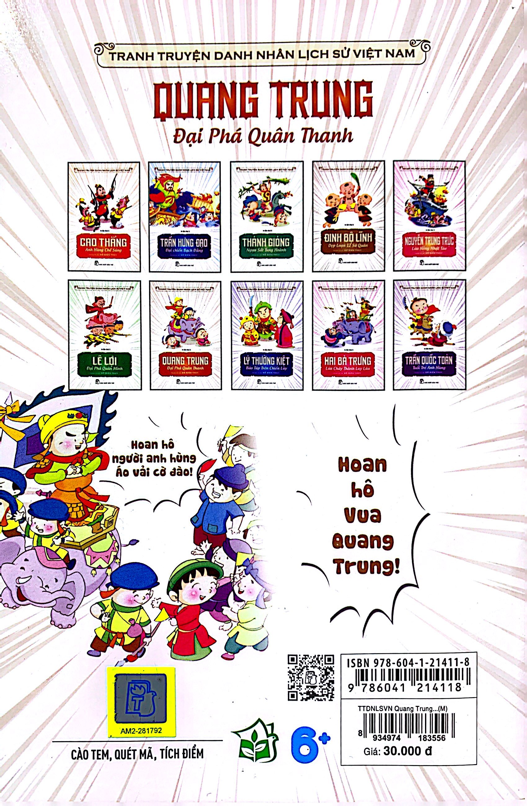 truyện tranh danh nhân lịch sử việt nam - quang trung đại phá quân thanh