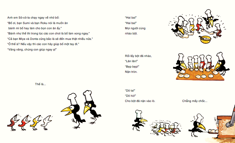 truyện tranh ehon - cửa hàng bánh mì quạ (từ 3 - 6 tuổi) (tái bản 2020)