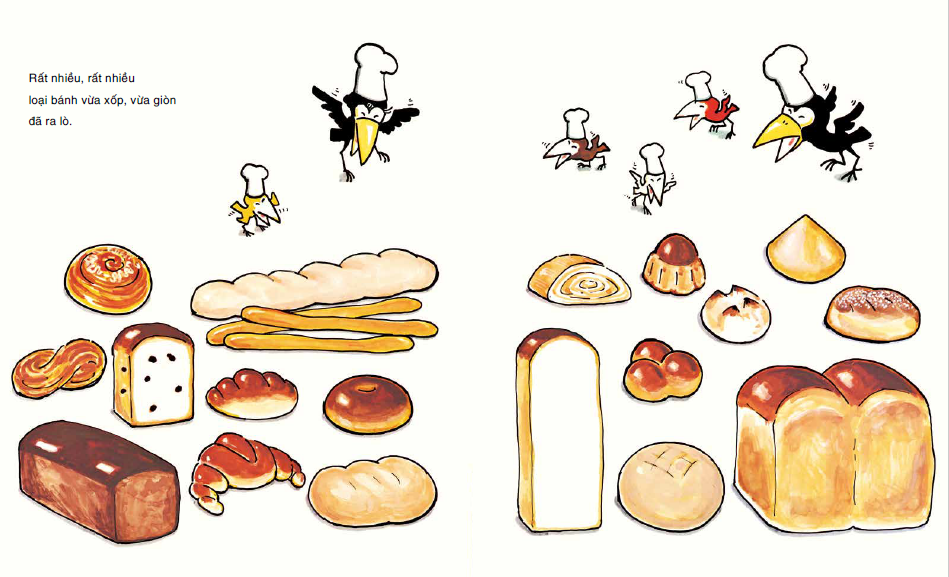 truyện tranh ehon - cửa hàng bánh mì quạ (từ 3 - 6 tuổi) (tái bản 2020)