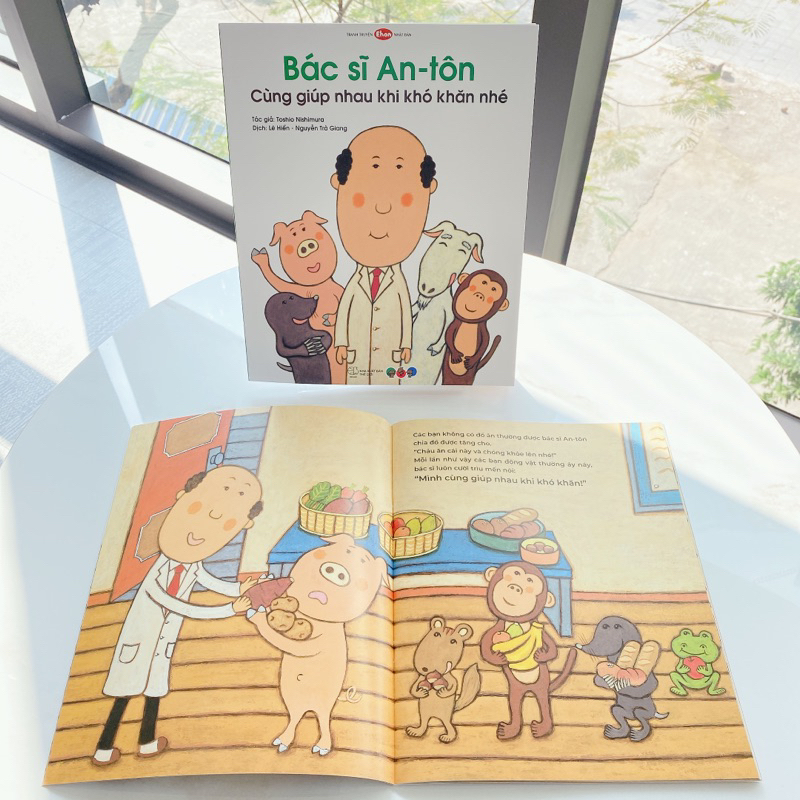 truyện tranh ehon nhật bản - bác sĩ an-tôn cùng giúp nhau khi khó khăn nhé
