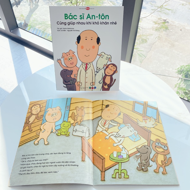 truyện tranh ehon nhật bản - bác sĩ an-tôn cùng giúp nhau khi khó khăn nhé