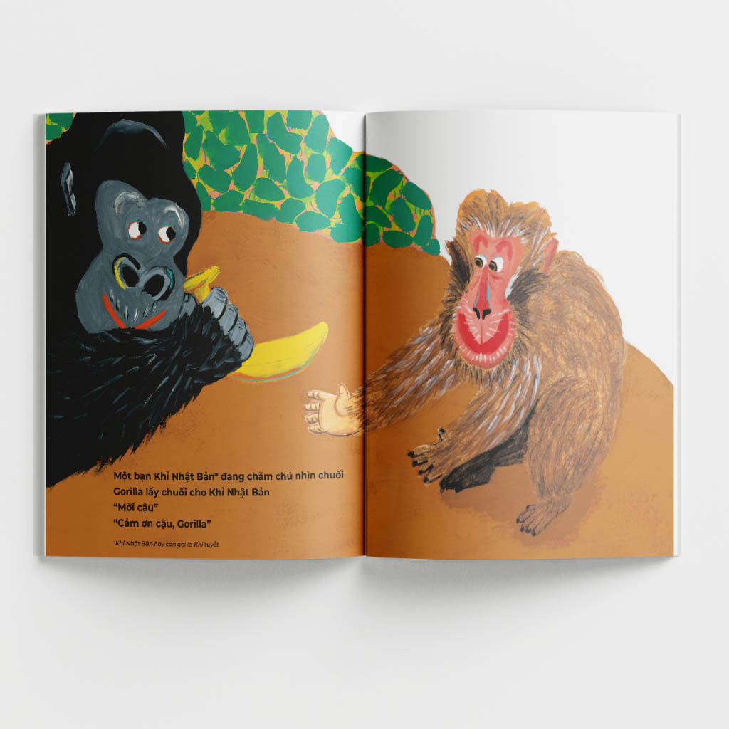 truyện tranh ehon nhật bản - bạn gorilla