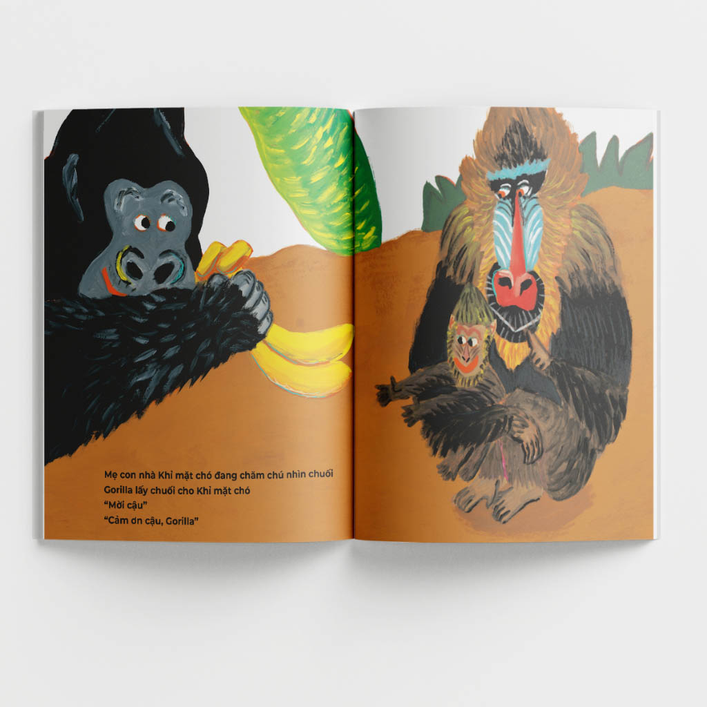 truyện tranh ehon nhật bản - bạn gorilla