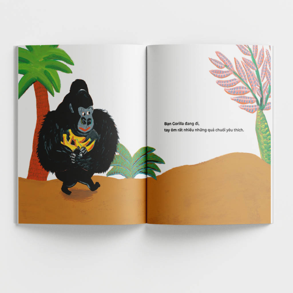truyện tranh ehon nhật bản - bạn gorilla