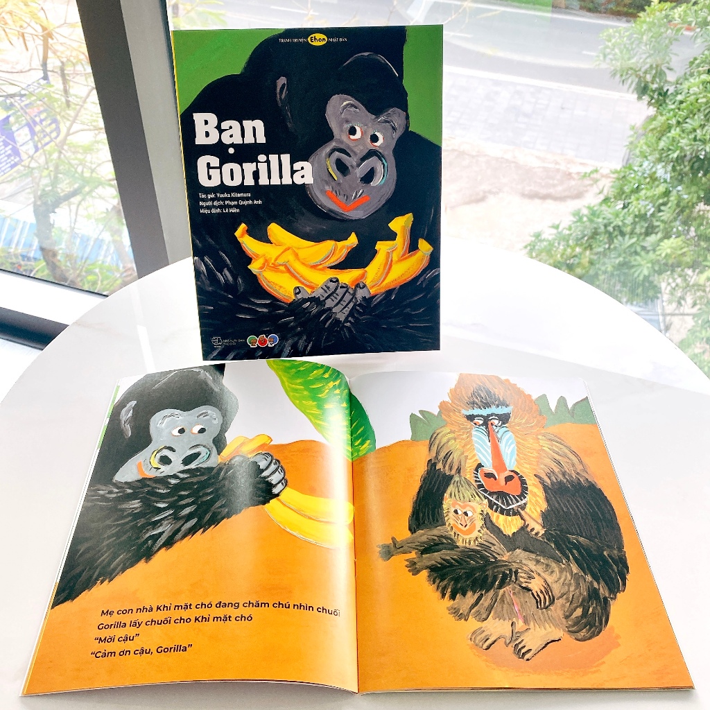 truyện tranh ehon nhật bản - bạn gorilla