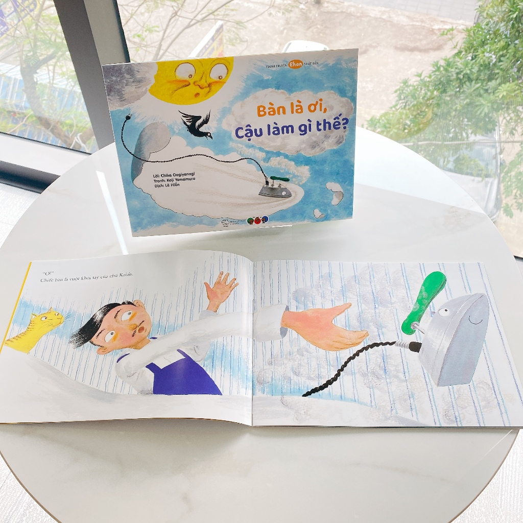 truyện tranh ehon nhật bản - bàn là ơi, cậu làm gì thế?