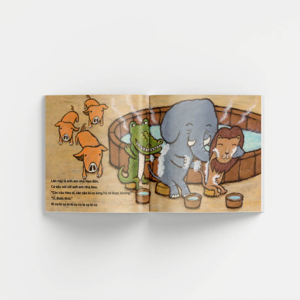 truyện tranh ehon nhật bản - bồn tắm của rừng