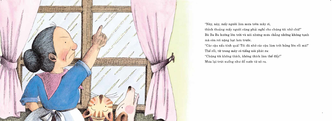 truyện tranh ehon nhật bản cho bé - mưa rơi (từ 3-6 tuổi) (tái bản 2024)