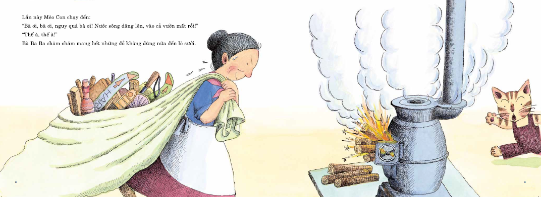 truyện tranh ehon nhật bản cho bé - mưa rơi (từ 3-6 tuổi) (tái bản 2024)