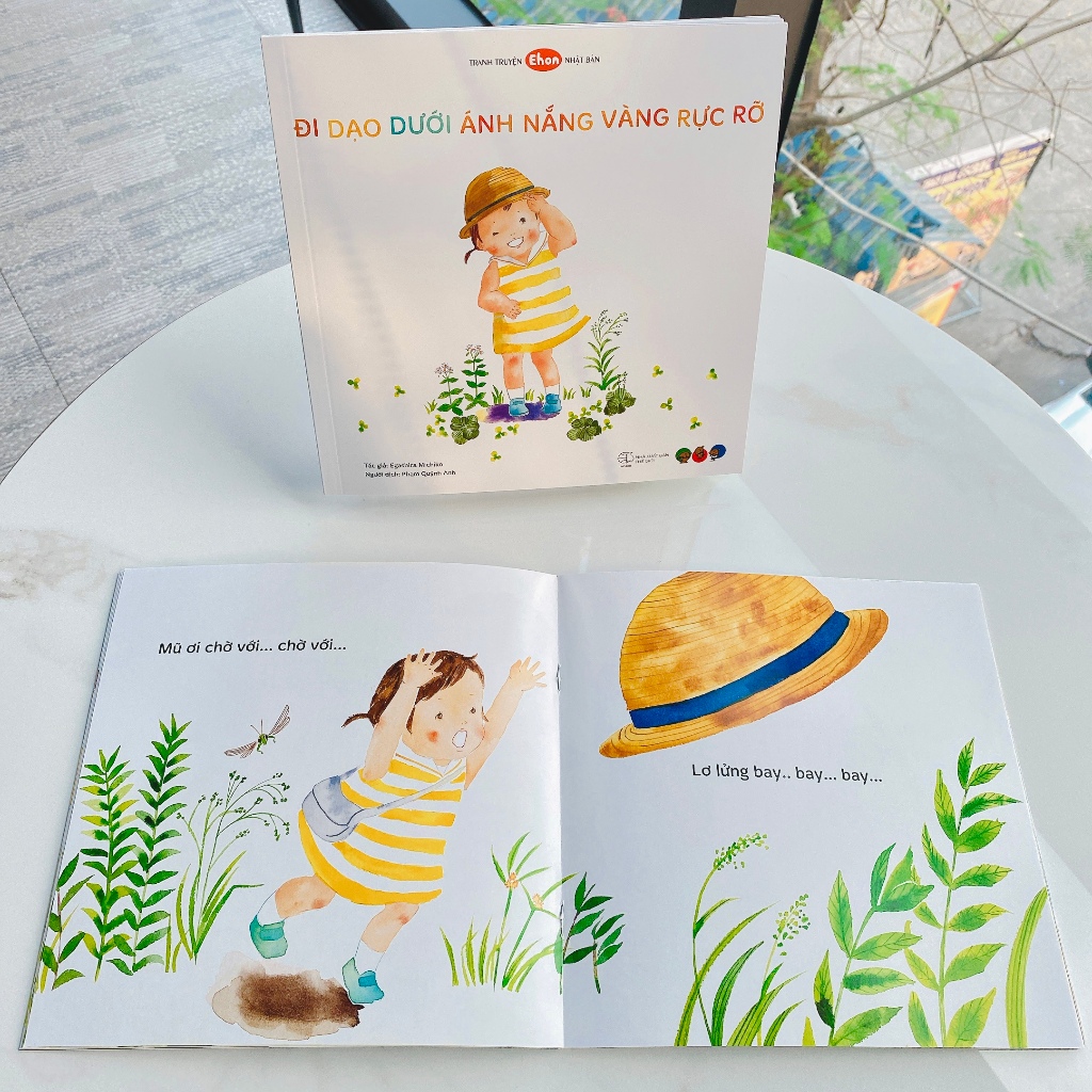 truyện tranh ehon nhật bản - đi dạo dưới ánh nắng vàng rực rỡ