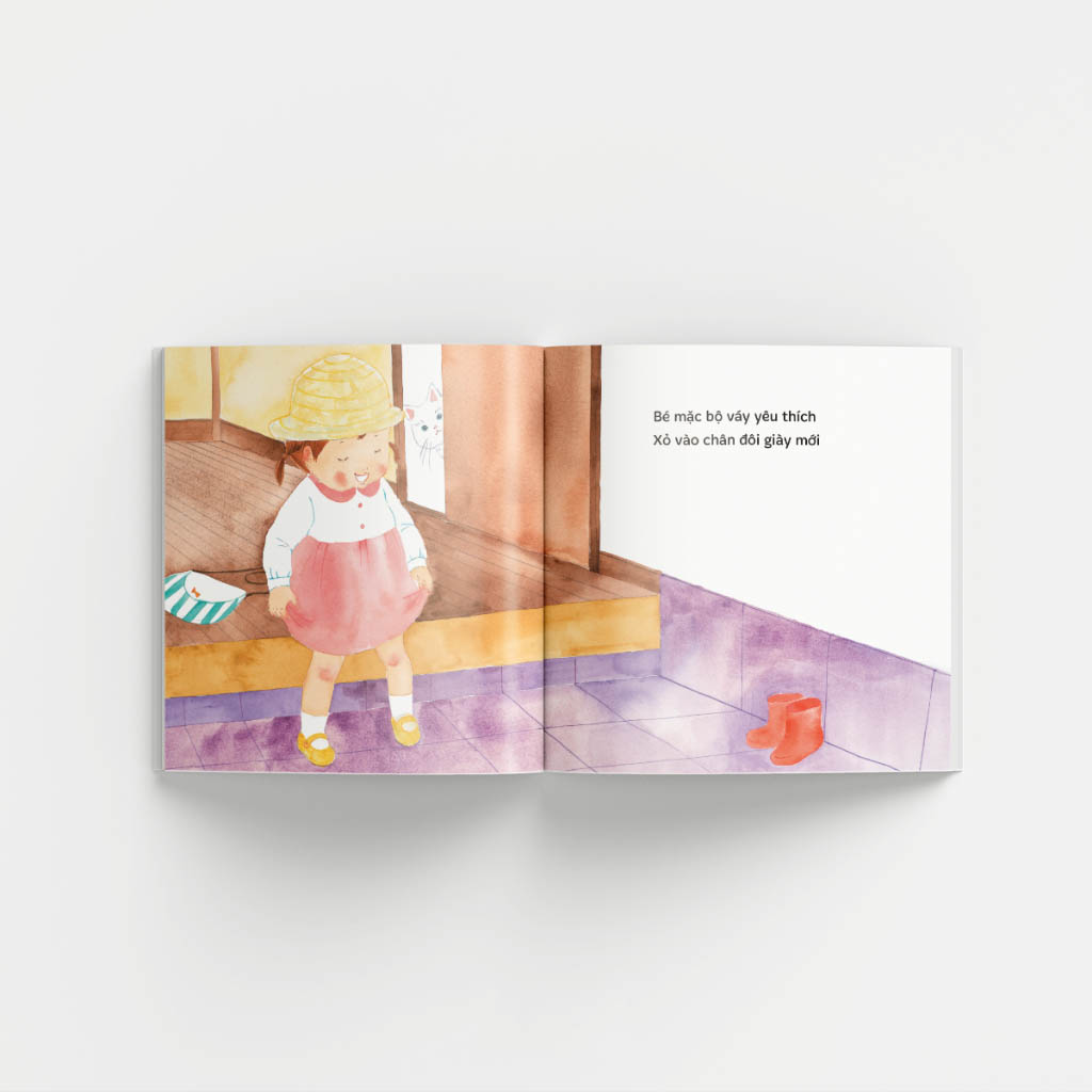 truyện tranh ehon nhật bản - đi dạo trong gió xuân