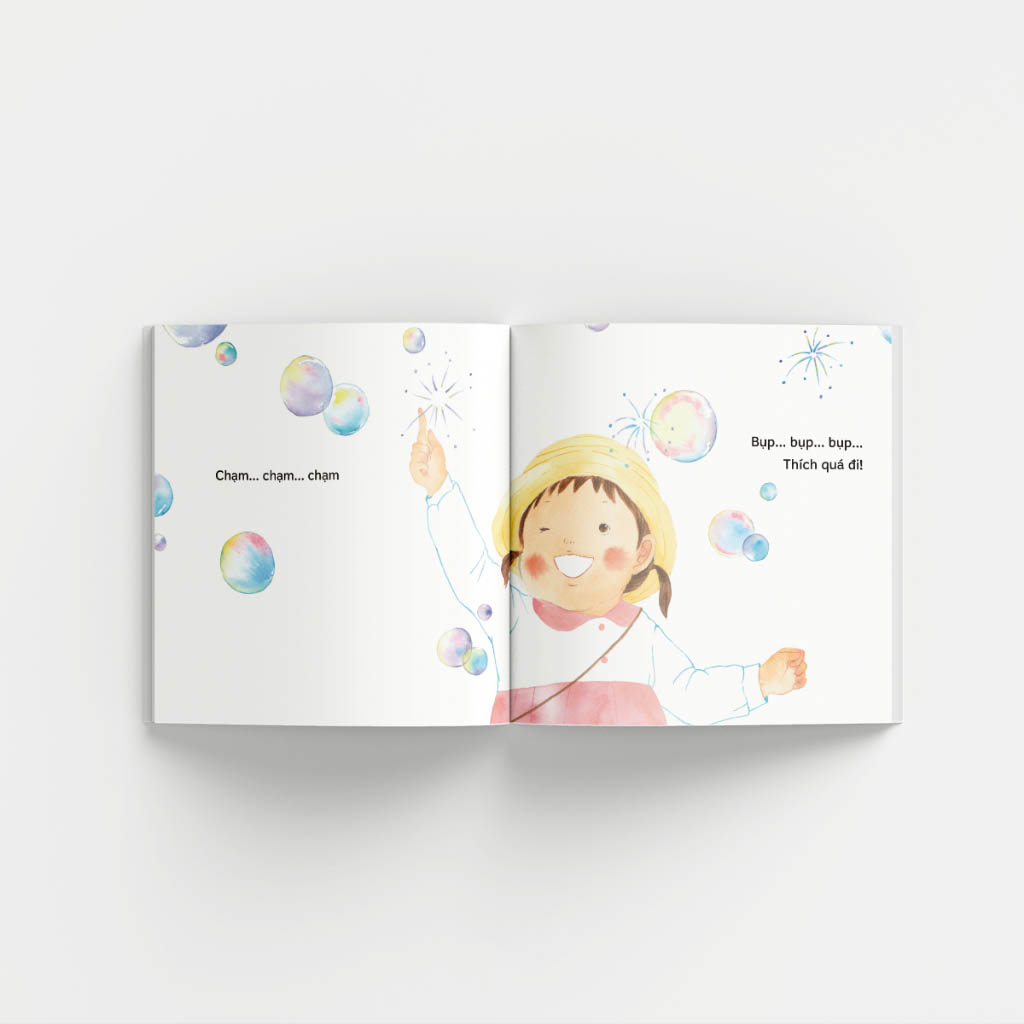 truyện tranh ehon nhật bản - đi dạo trong gió xuân