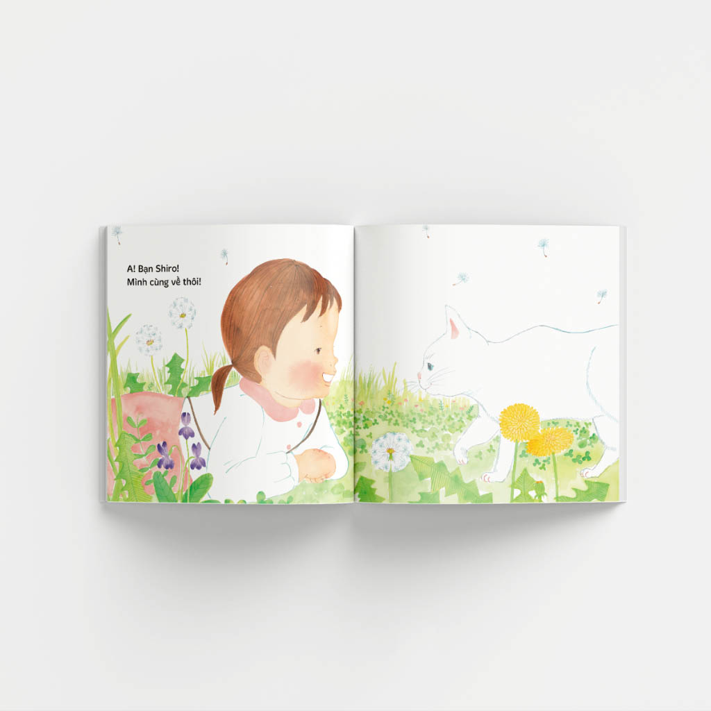 truyện tranh ehon nhật bản - đi dạo trong gió xuân