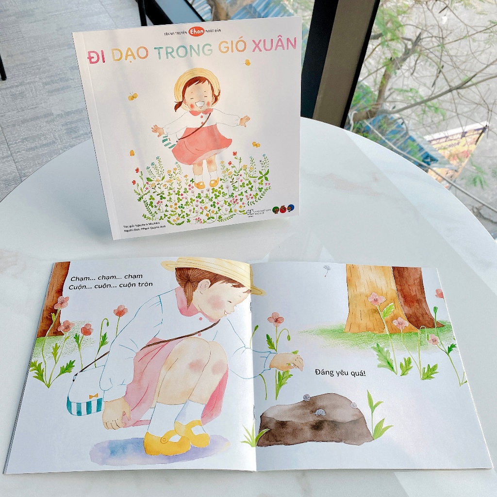 truyện tranh ehon nhật bản - đi dạo trong gió xuân