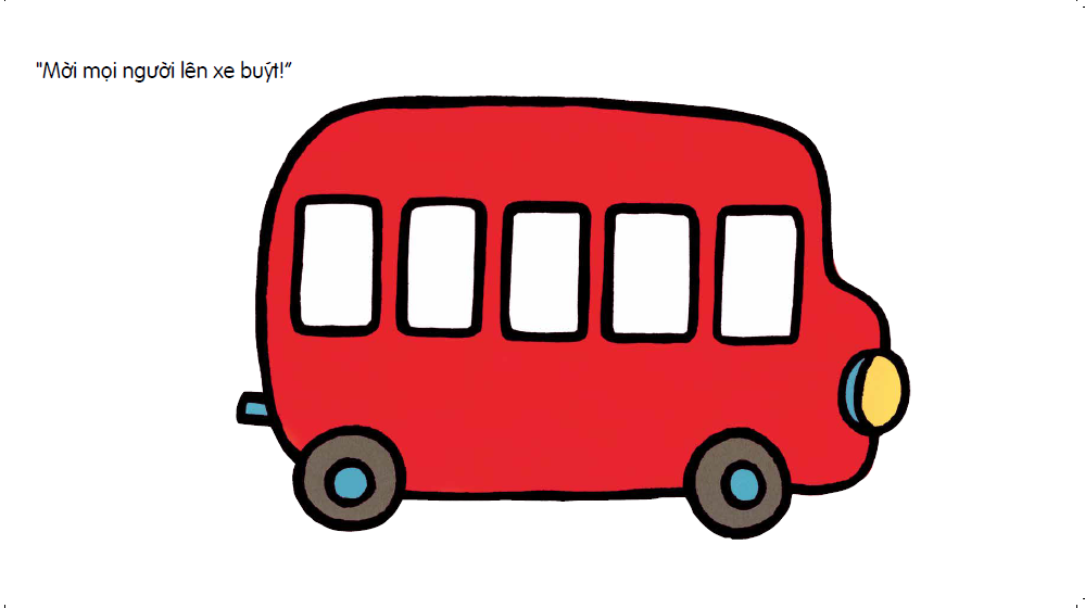 truyện tranh ehon nhật bản - xe buýt bento (tái bản 2023)