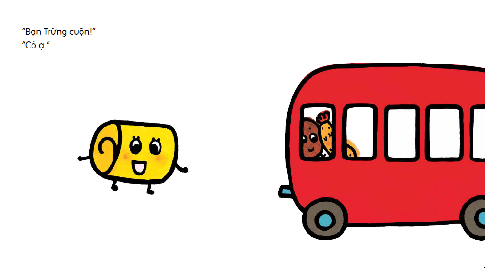 truyện tranh ehon nhật bản - xe buýt bento (tái bản 2023)