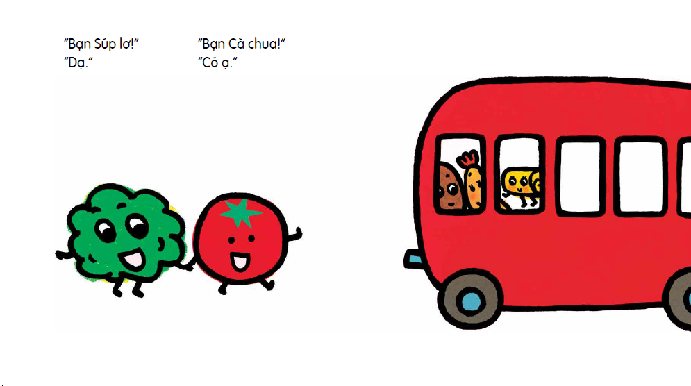 truyện tranh ehon nhật bản - xe buýt bento (tái bản 2023)