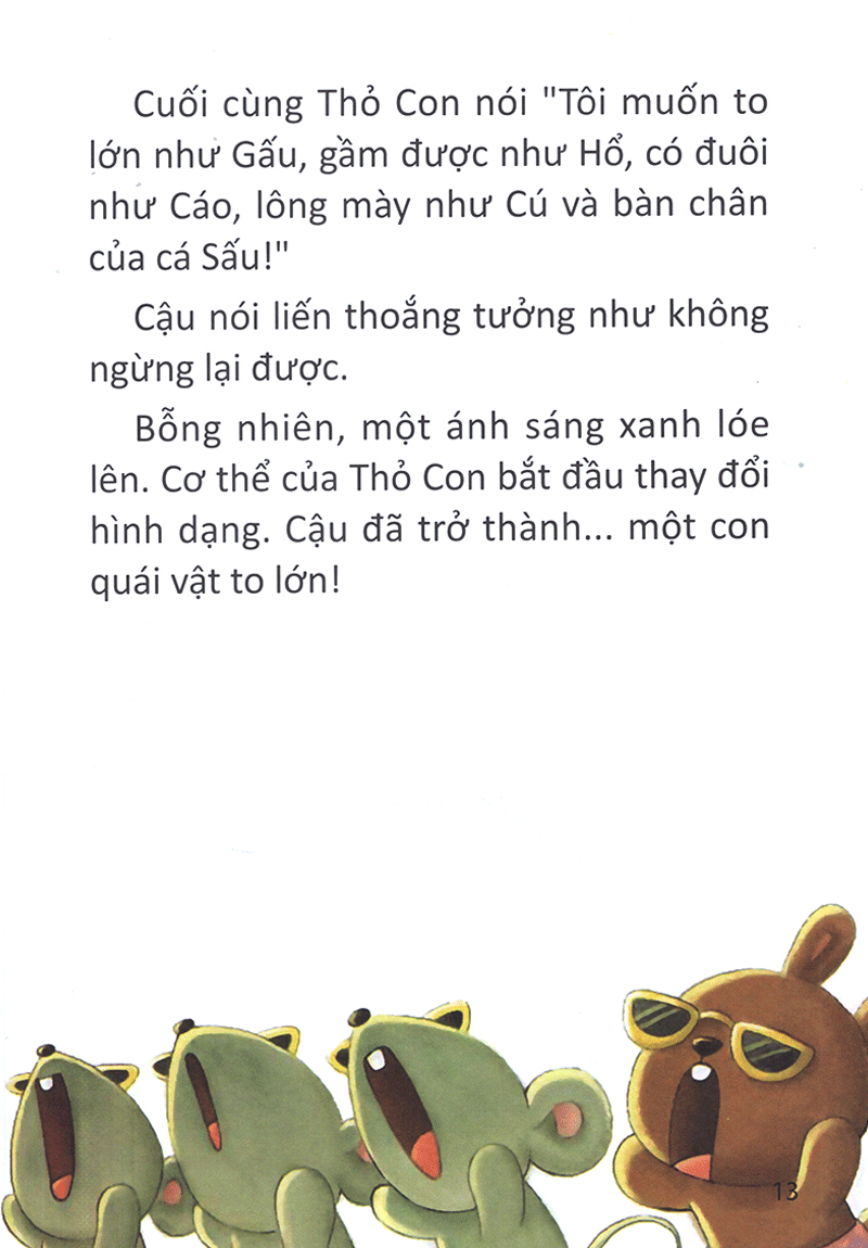 truyện tranh giáo dục thỏ con ơi - chiếc gương ma thuật