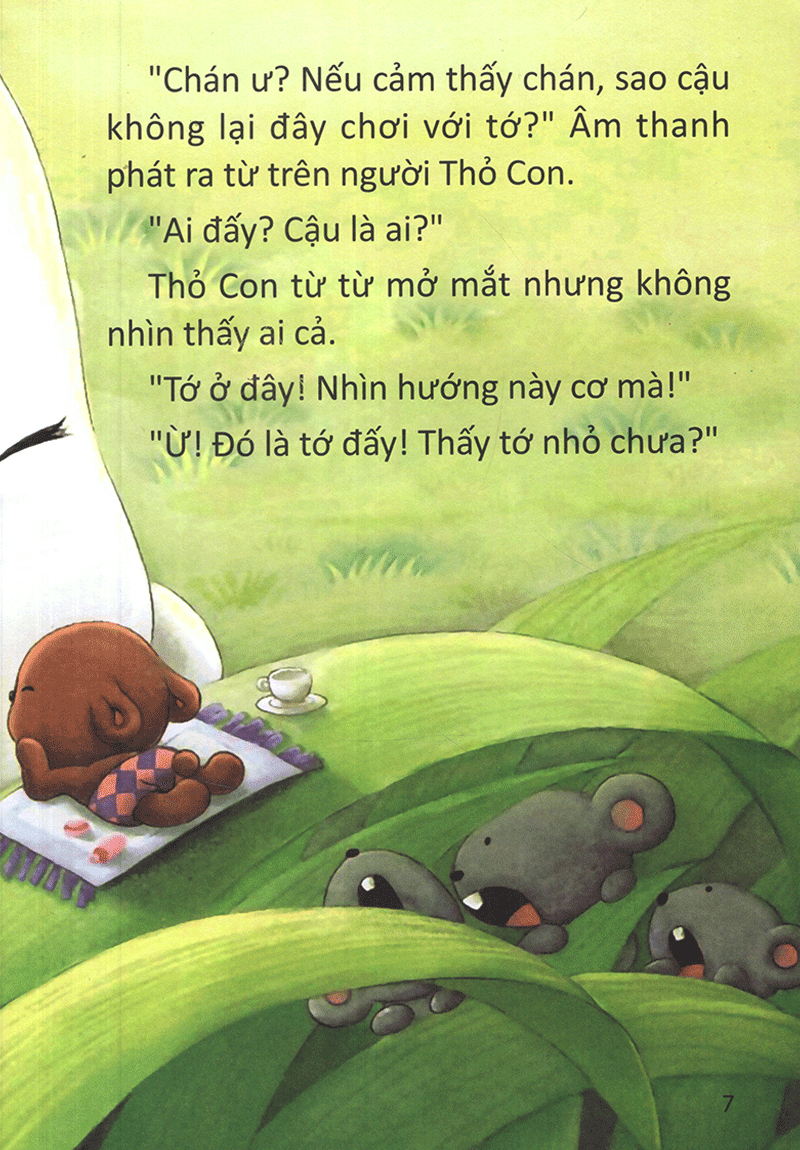 truyện tranh giáo dục thỏ con ơi - chiếc gương ma thuật