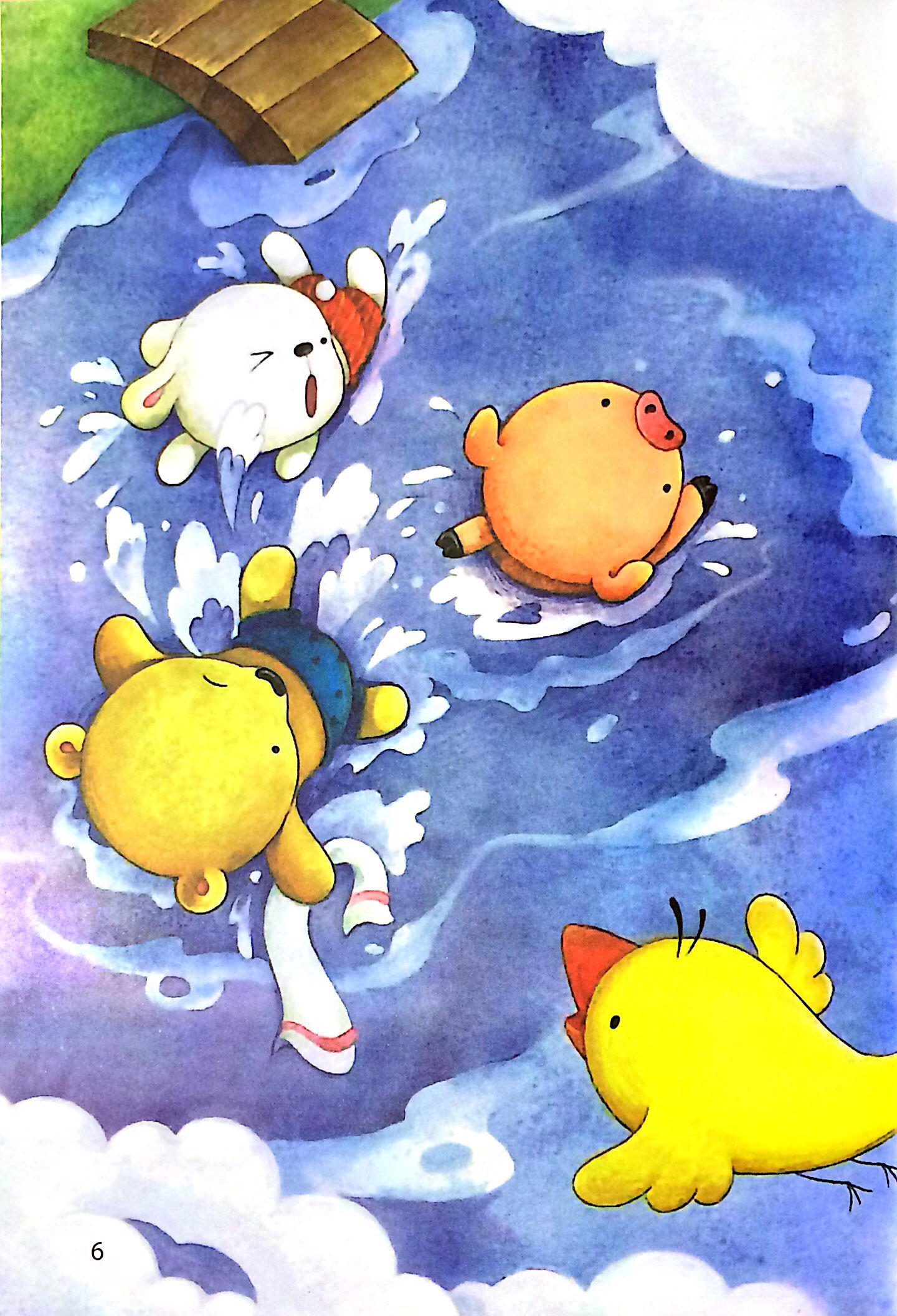 truyện tranh giáo dục thỏ con ơi - chuyến phiêu lưu trên dòng suối