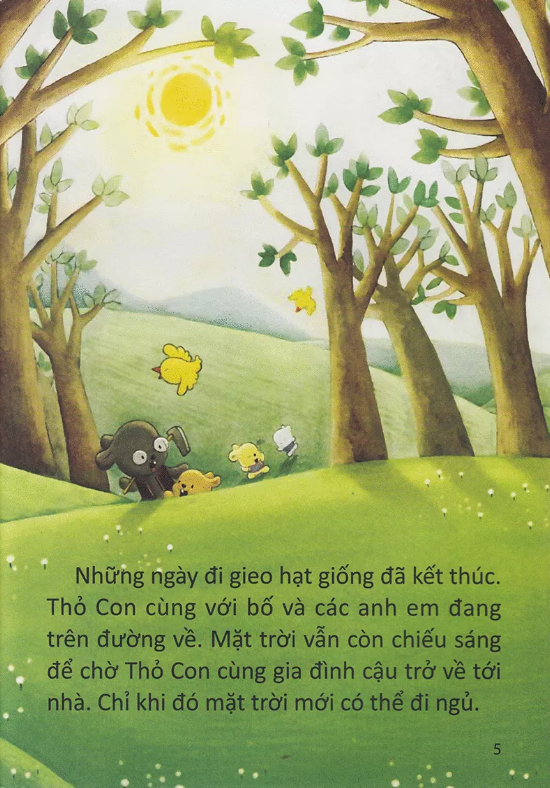 truyện tranh giáo dục thỏ con ơi - mẹ thỏ siêu đầu bếp