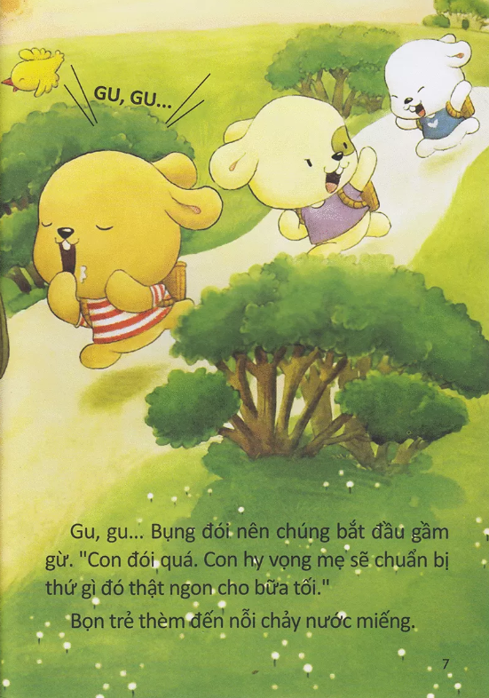 truyện tranh giáo dục thỏ con ơi - mẹ thỏ siêu đầu bếp