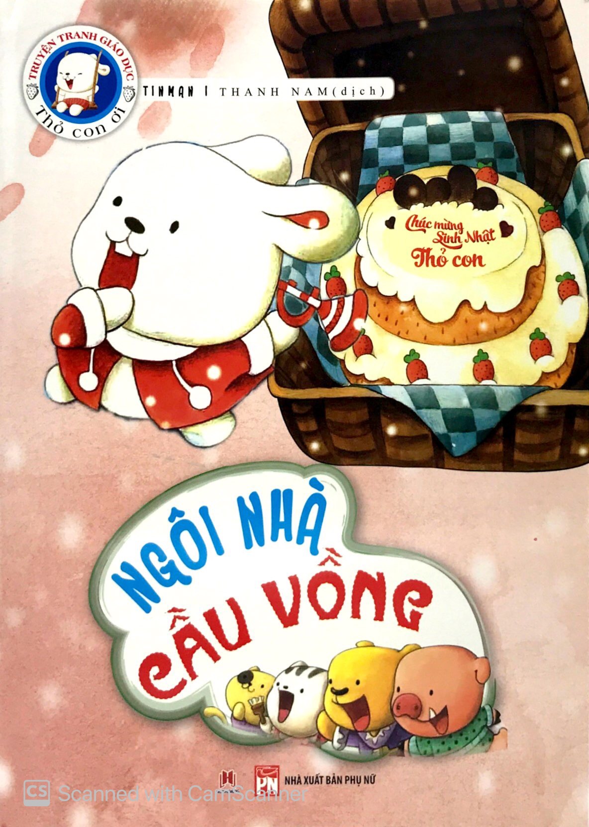 truyện tranh giáo dục thỏ con ơi - ngôi nhà cầu vồng