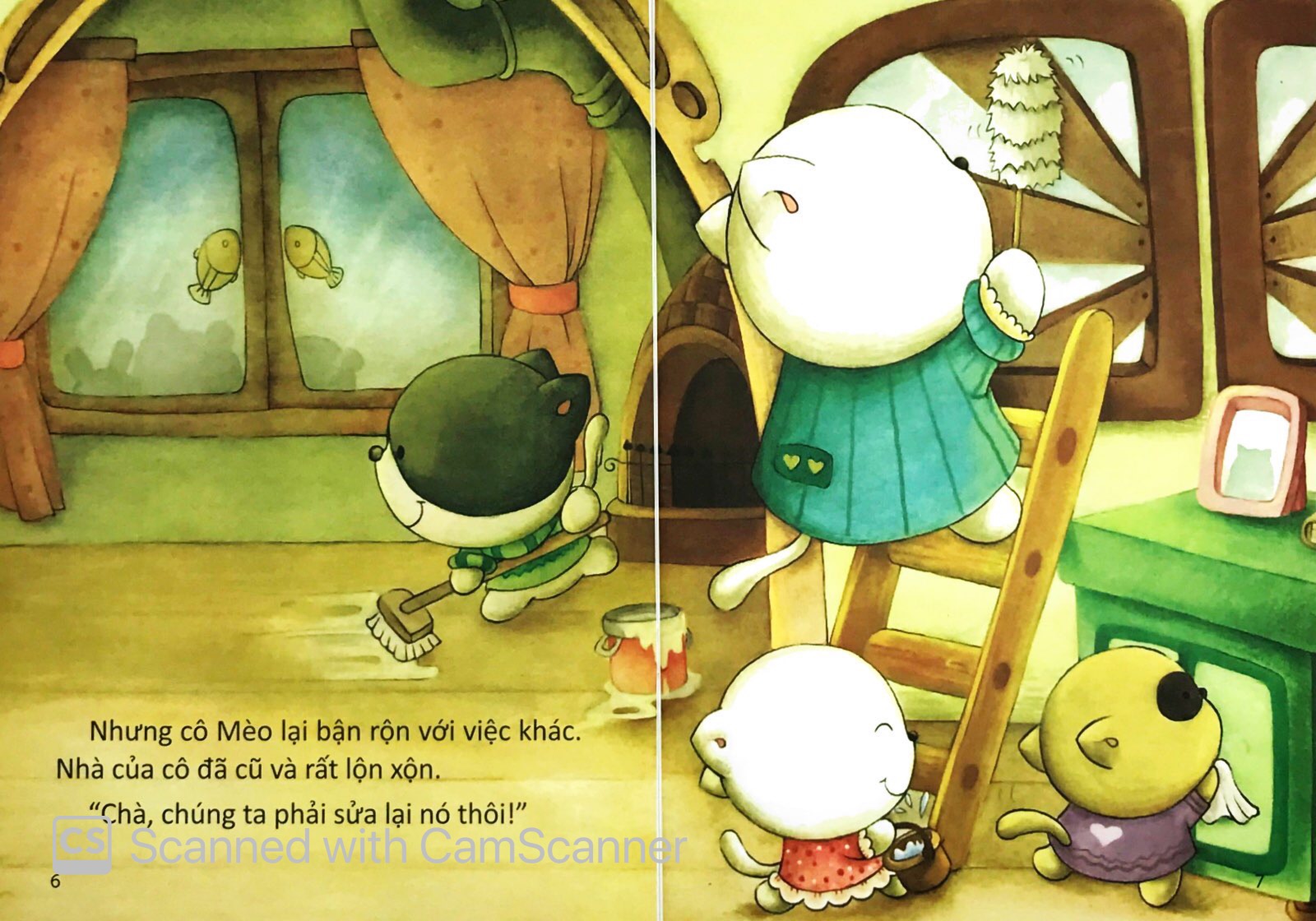 truyện tranh giáo dục thỏ con ơi - ngôi nhà cầu vồng