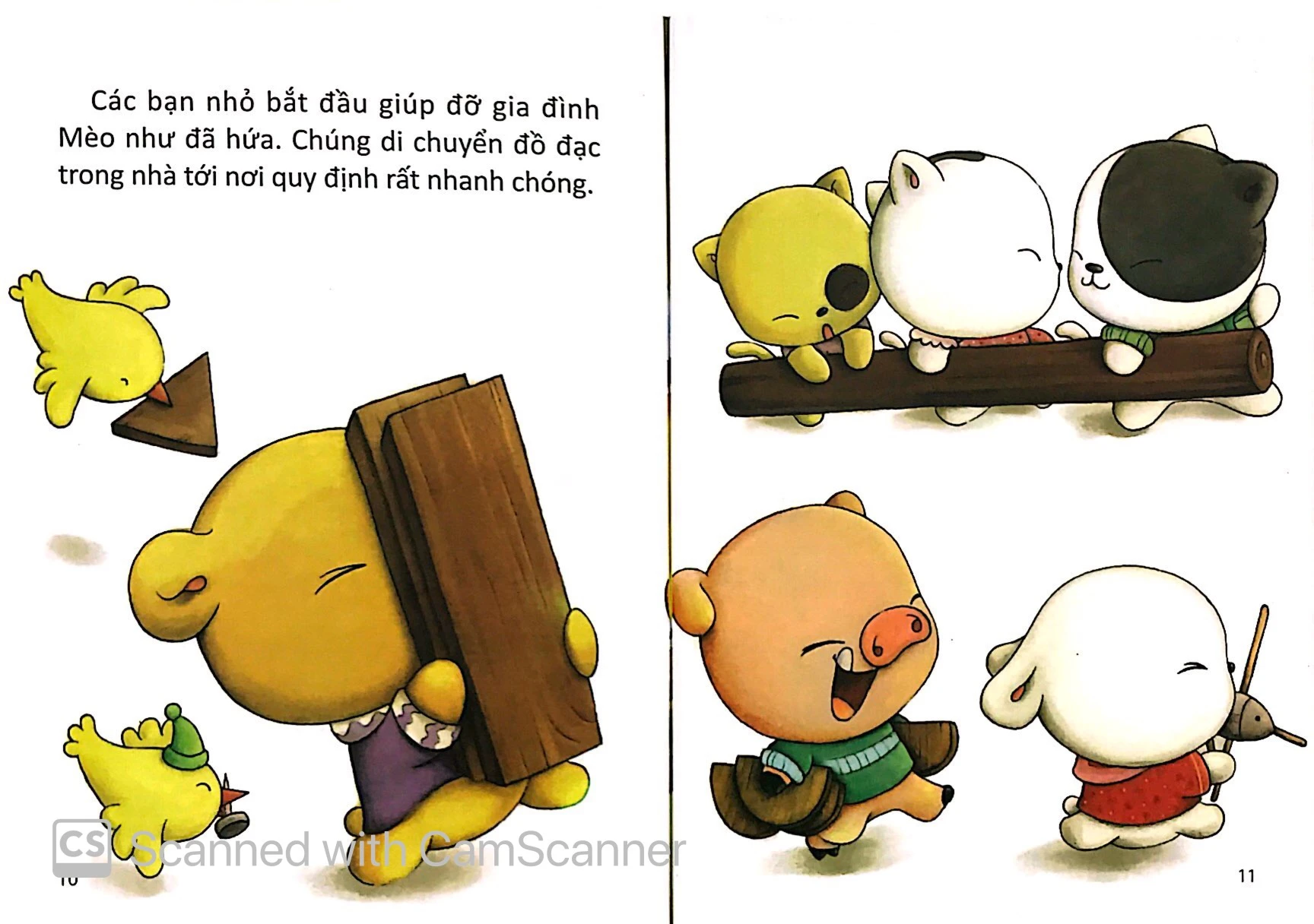 truyện tranh giáo dục thỏ con ơi - ngôi nhà cầu vồng