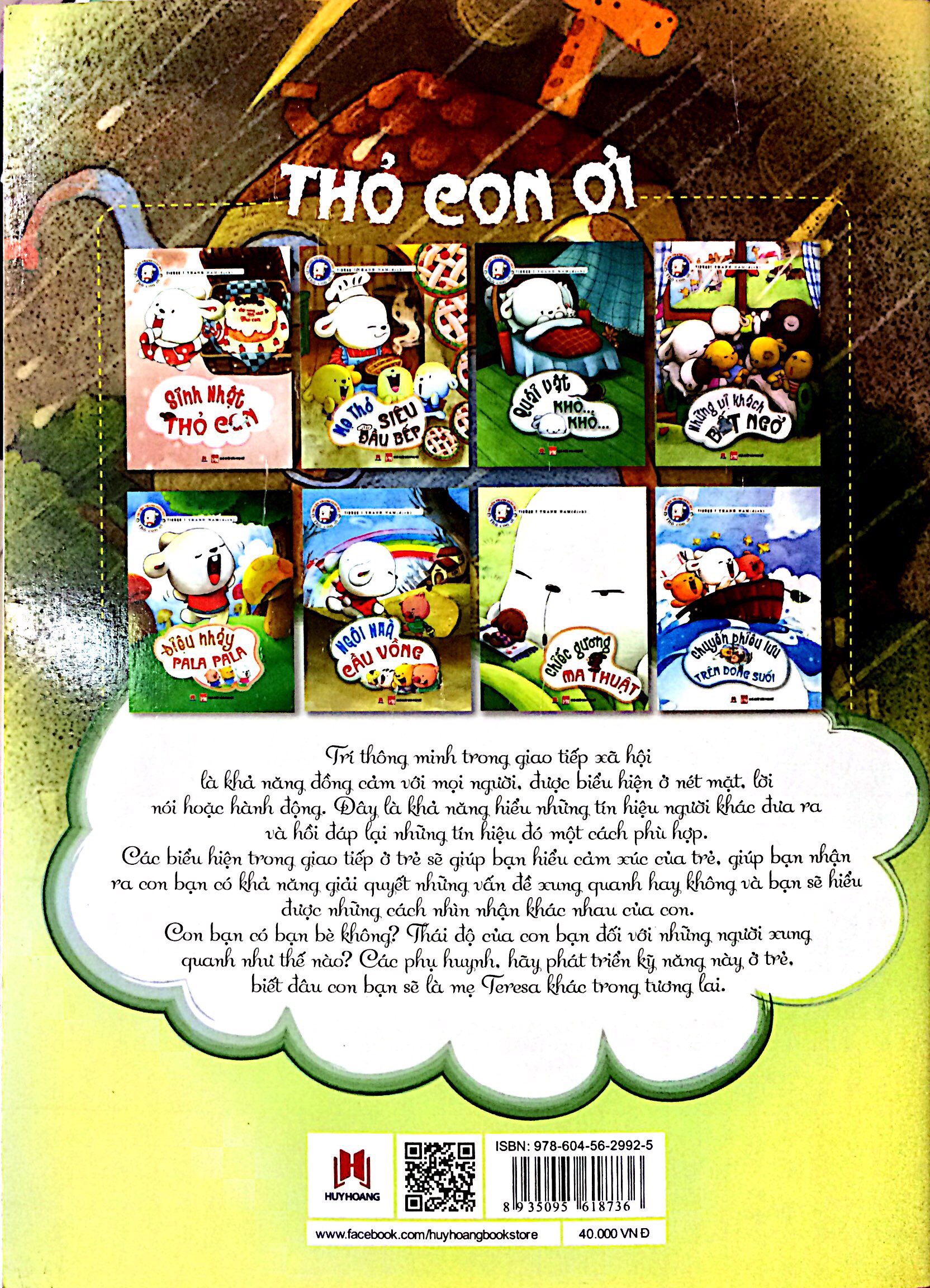 truyện tranh giáo dục thỏ con ơi - những vị khách bất ngờ