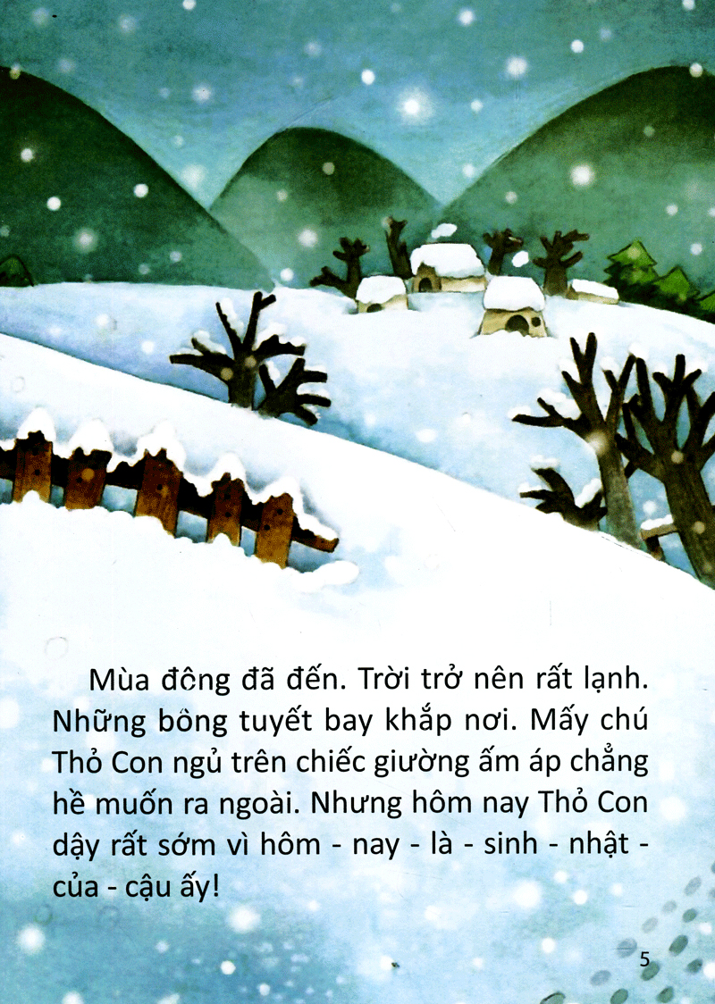 truyện tranh gíao dục thỏ con ơi - sinh nhật thỏ con