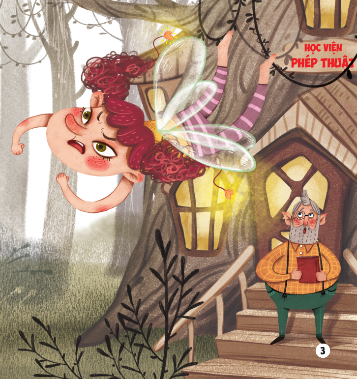 truyện tranh học viện phép thuật - rèn luyện aq cho trẻ - dạy trẻ kiên nhẫn trong giao tiếp - không, phải nghe mình