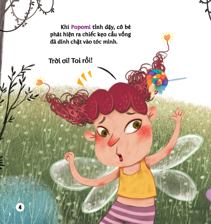 truyện tranh học viện phép thuật - rèn luyện aq cho trẻ - dạy trẻ luôn vui vẻ, cởi mở - kiểu tóc nắp nồi