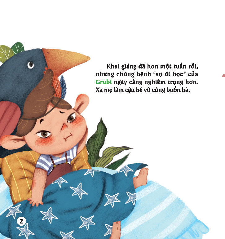 truyện tranh học viện phép thuật - rèn luyện aq cho trẻ - dạy trẻ thích nghi và độc lập - con không muốn đi học