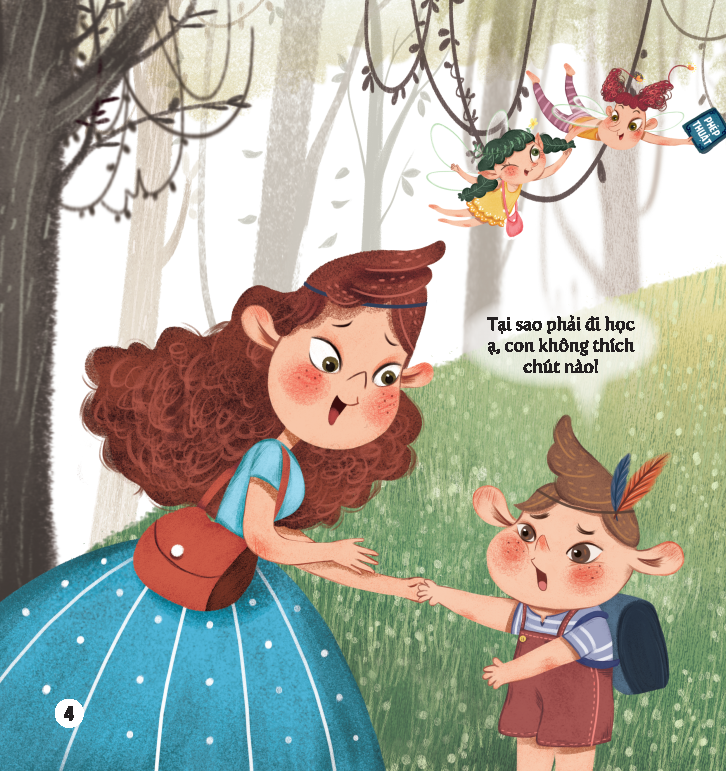 truyện tranh học viện phép thuật - rèn luyện aq cho trẻ - dạy trẻ thích nghi và độc lập - con không muốn đi học